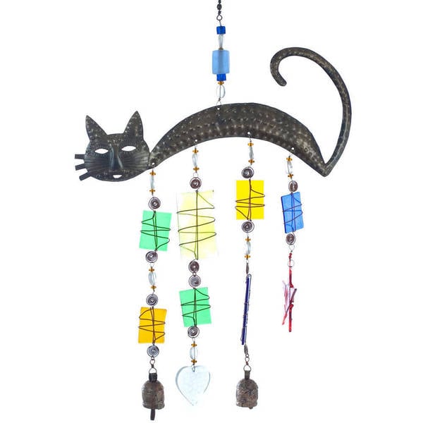 Shop Handmade Cat's Meow Wind Chime (India) - Free Shipping Today ...