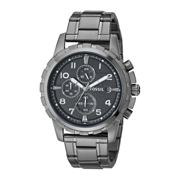 Shop Fossil Men's 'Dean' FS4721 Stainless Steel Watch - Free Shipping ...