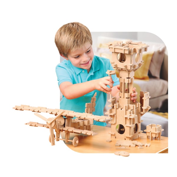 Shop TreeHaus Slotto Wooden Construction Set Free Shipping On Orders