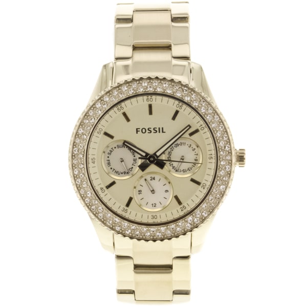 Fossil's Women's ES3101 Stella Goldtone Watch Fossil Women's Fossil Watches