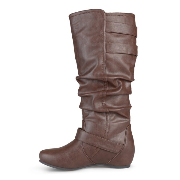 Wide-calf Slouch Boot 