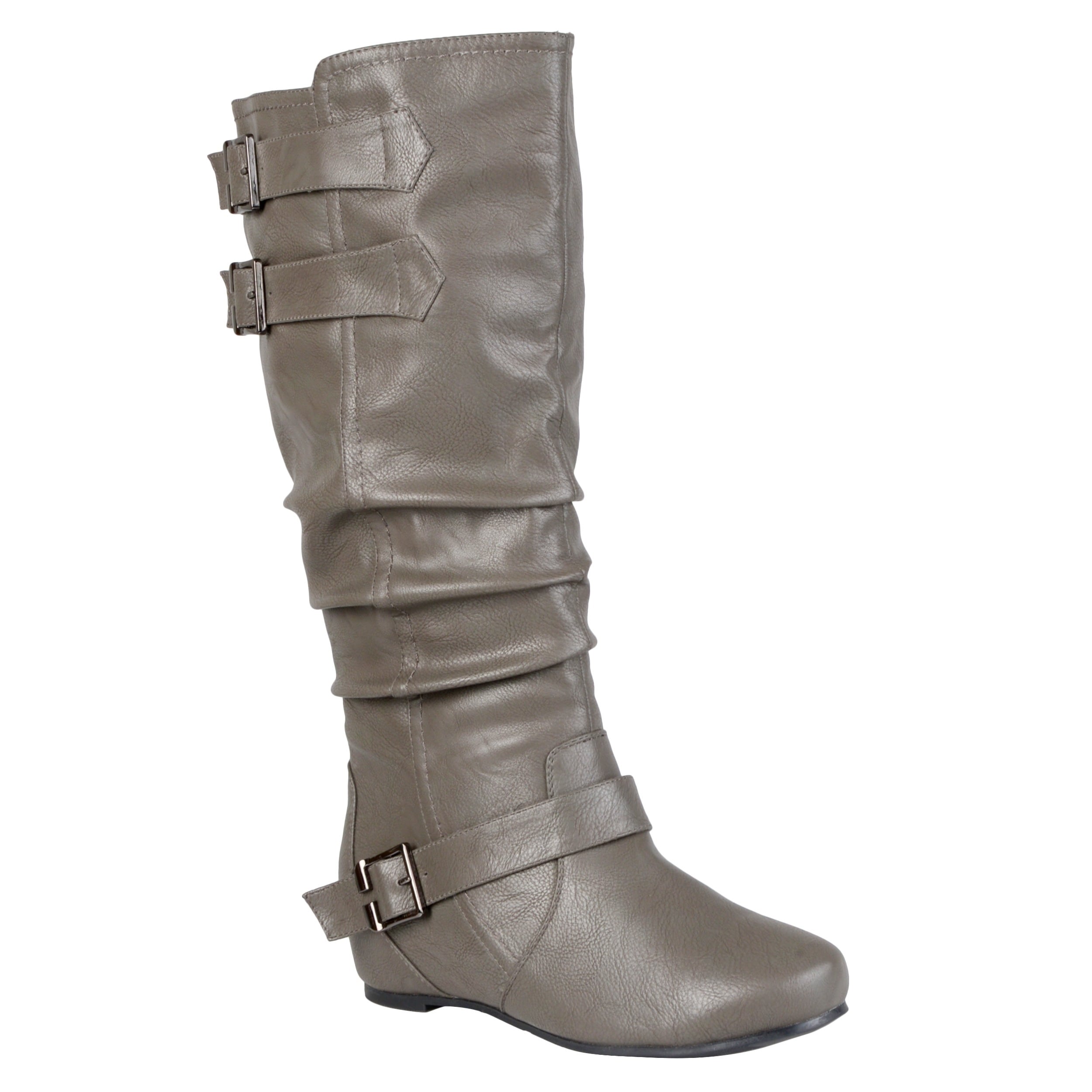 Wide-calf Slouch Boot 