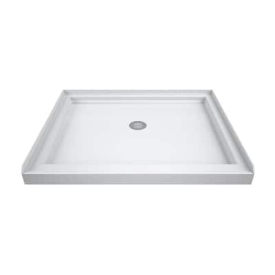 DreamLine SlimLine 32 in. D x 32 in. W x 2 3/4 in. H Single Threshold Shower Base - 32" x 32"