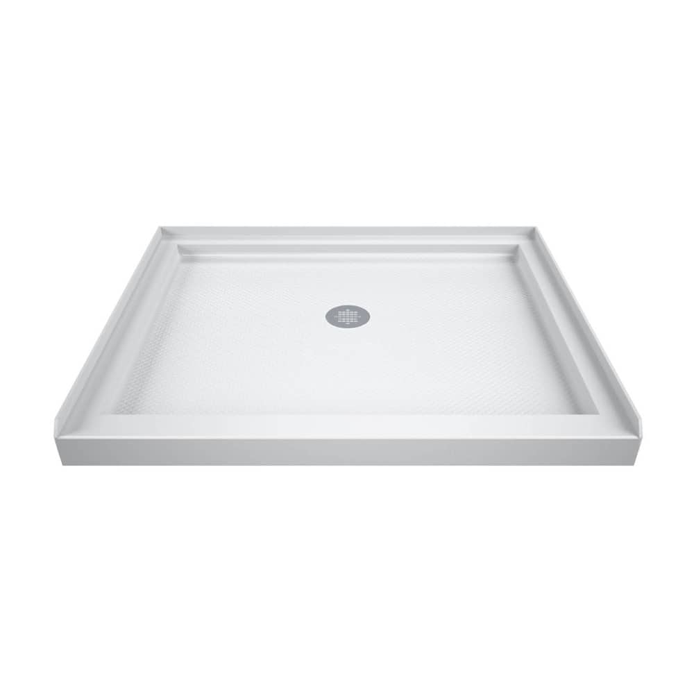 DreamLine SlimLine 32 in. D x 32 in. W x 2 3/4 in. H Single Threshold Shower Base - 32" x 32"