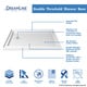preview thumbnail 5 of 21, DreamLine SlimLine 36 in. D x 48 in. W x 2 3/4 in. H Double Threshold Shower Base