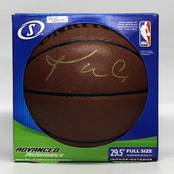 russell westbrook autographed basketball