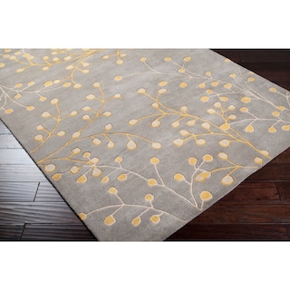 Sakura Handmade Transitional Floral Wool Area Rug