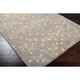 preview thumbnail 41 of 196, Sakura Handmade Transitional Floral Wool Area Rug 2' x 4' hearth/Surplus - Mustard - Hearth/Runner