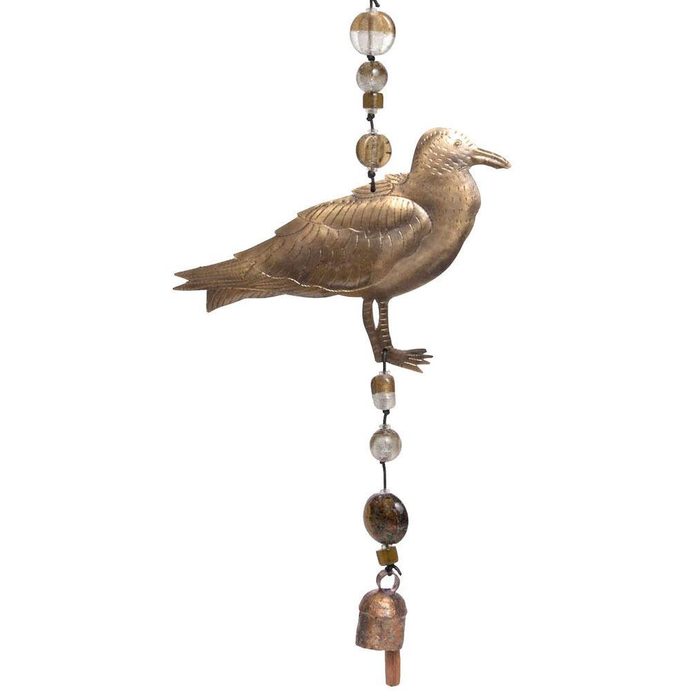 Handmade Mine, Mine, Mine Wind Chime (India) - Rustic Metal