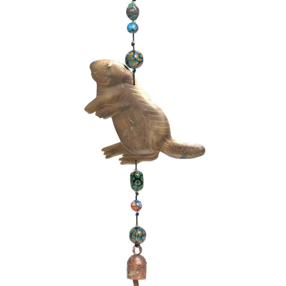 Handmade Bucky The Beaver Wind Chime (India)