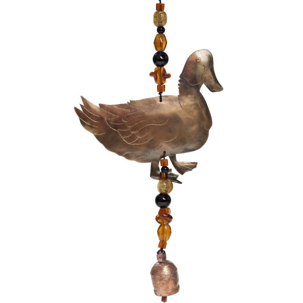 Goin' Quackers Wind Chime (India) - Rustic Metal