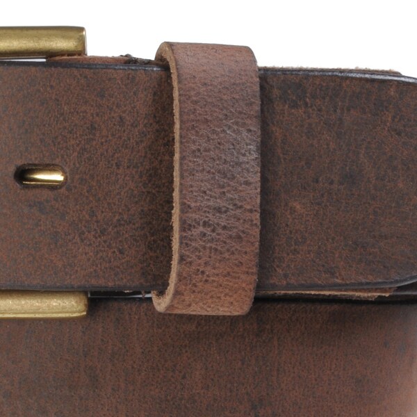 timberland brown leather belt