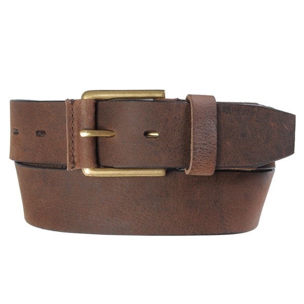 Shop Timberland Men's Casual Distressed Genuine Leather Belt - Free ...