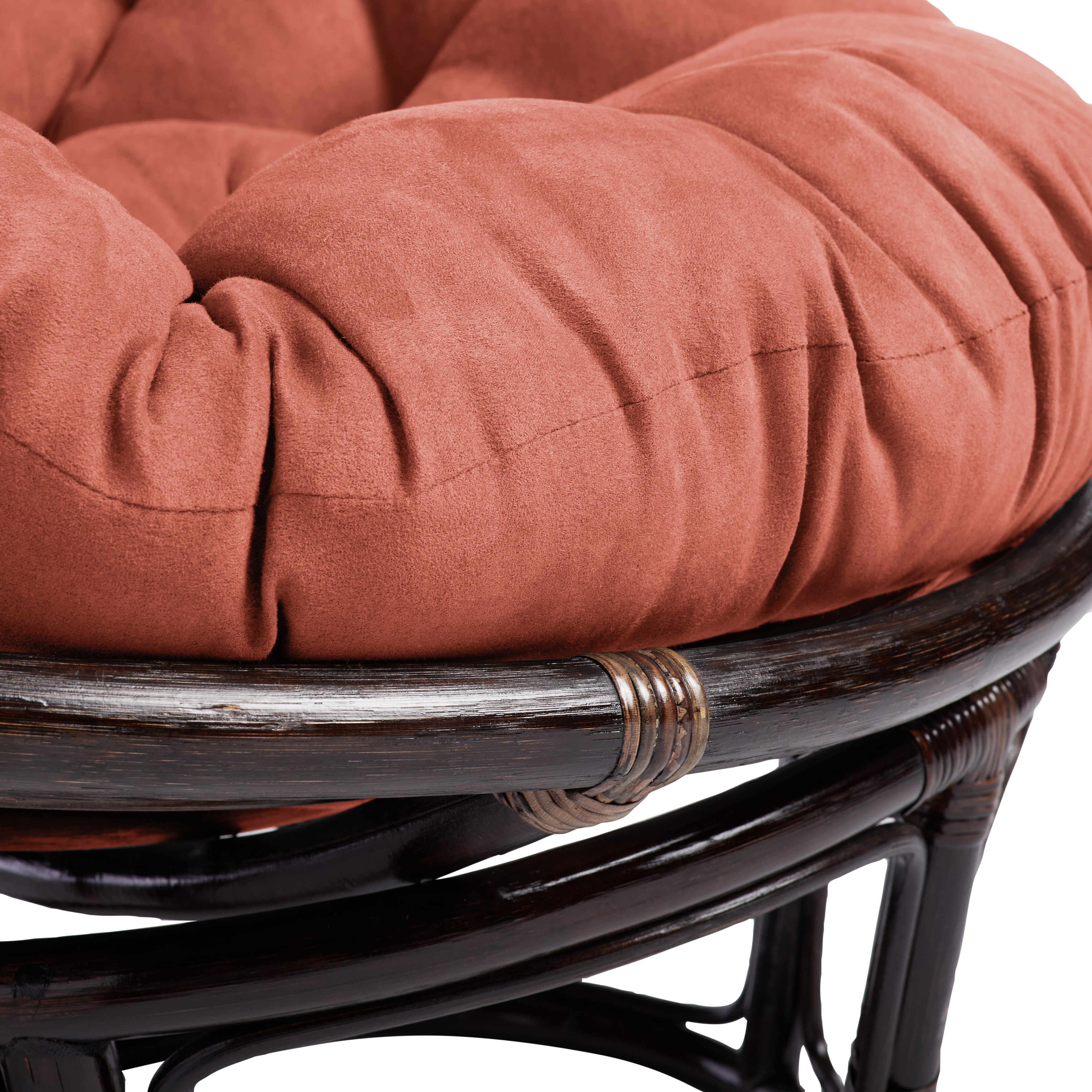 Papasan chair outlet orange