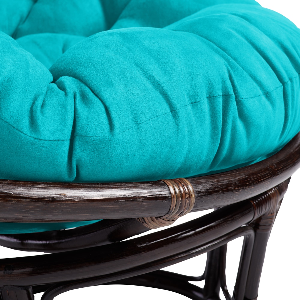 Teal papasan online chair