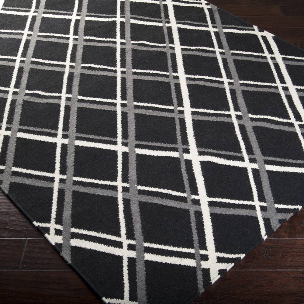 Hand-woven Tempe Crosshatched Wool Rug