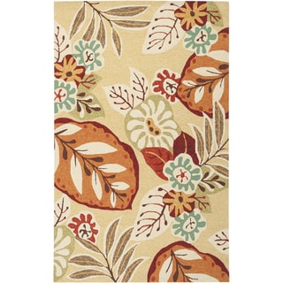 Nourison Home and Garden Indoor/Outdoor Green Rug (5'3 x 7'5