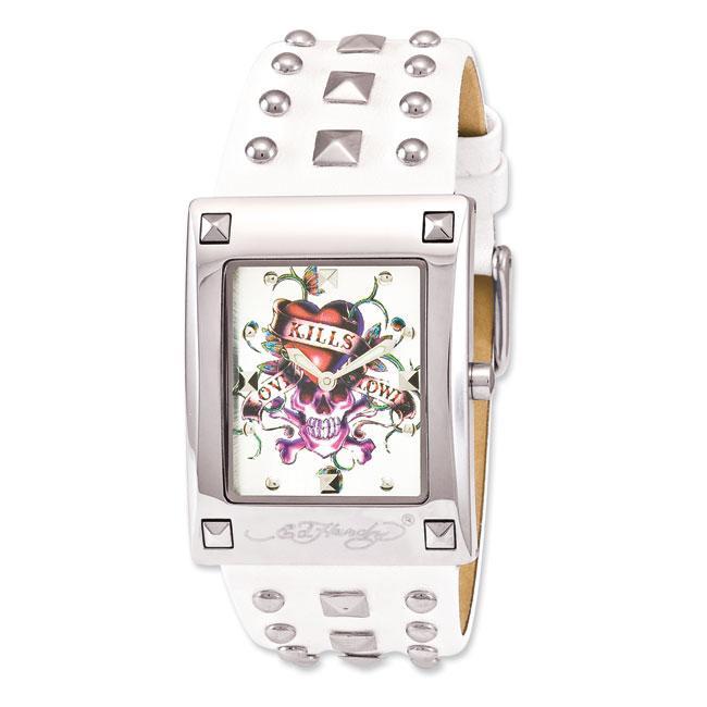 Ed Hardy Womens Luci Love Kills Watch