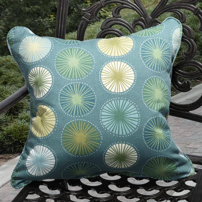 Isabella Outdoor Beringer Blue Pillows (Set of 2)