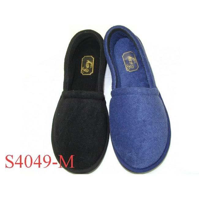 Mens Cotton Terry House Slippers (Case of 48 Pair)  