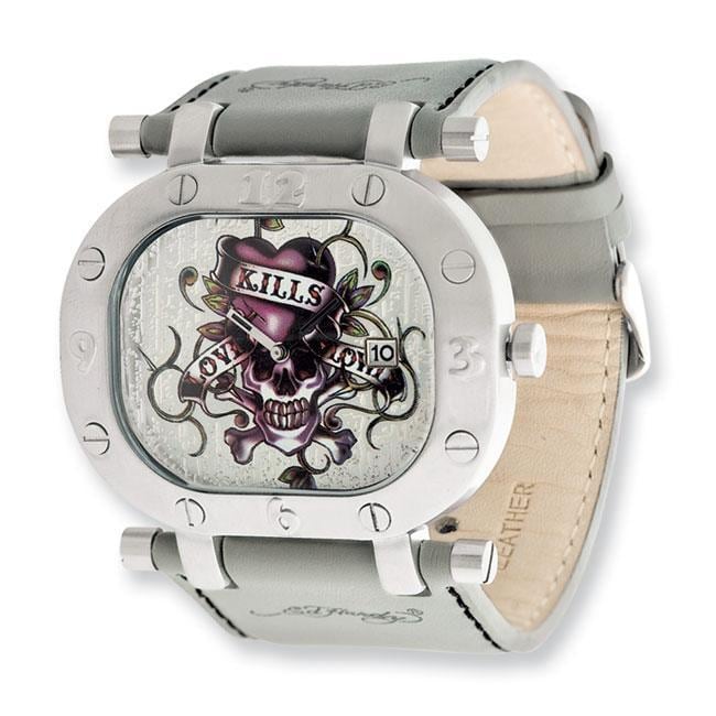 Ed Hardy Mens Bolt Love Kills Watch   13600799  