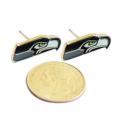 Seattle Seahawks Stud Logo Earrings