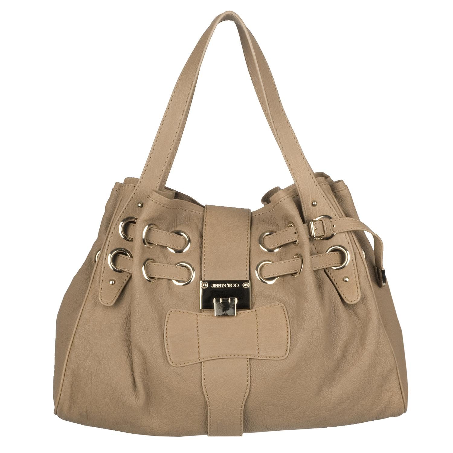 Jimmy Choo Ramona Large Beige Leather Per Bag Free Jimmy Choo X27 Ramona Large Beige Leather Per Bag