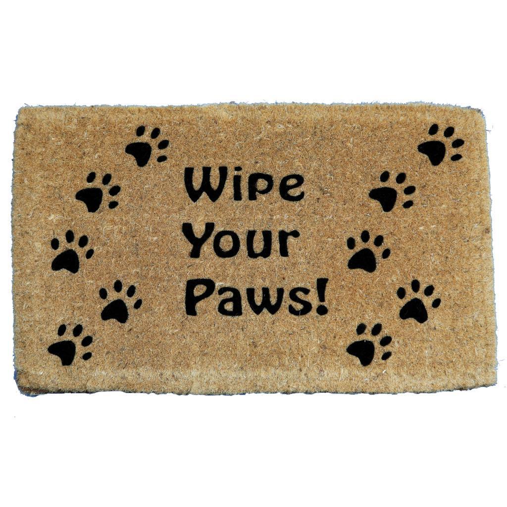 Deluxe Wipe Your Paws Coir Mat (1'6 x 2'7) - 13605229 - Overstock.com ...