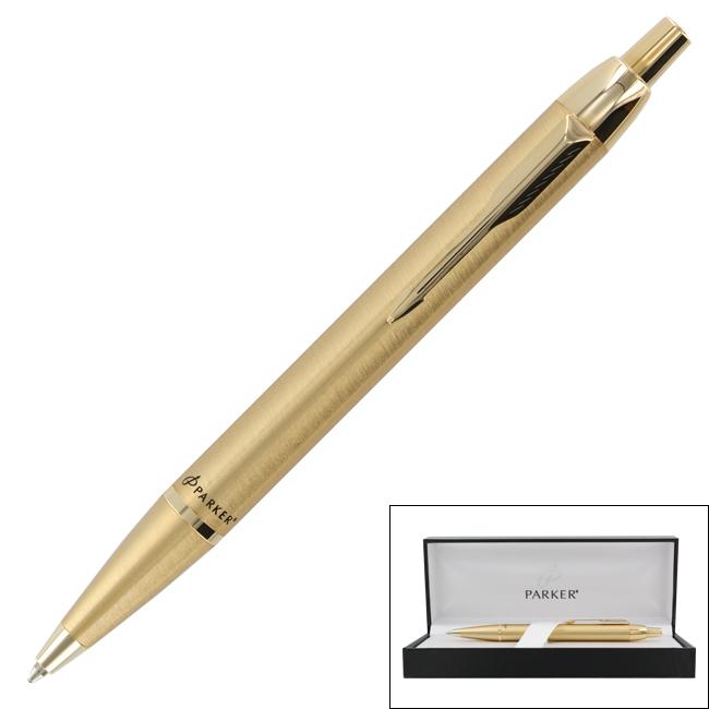 Parker IM Gold Retractable Medium Point Ballpoint Pen  