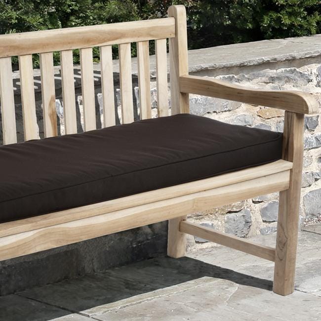 Clara 48-inch Outdoor Brown Bench Cushion Made with Sunbrella - Free ...