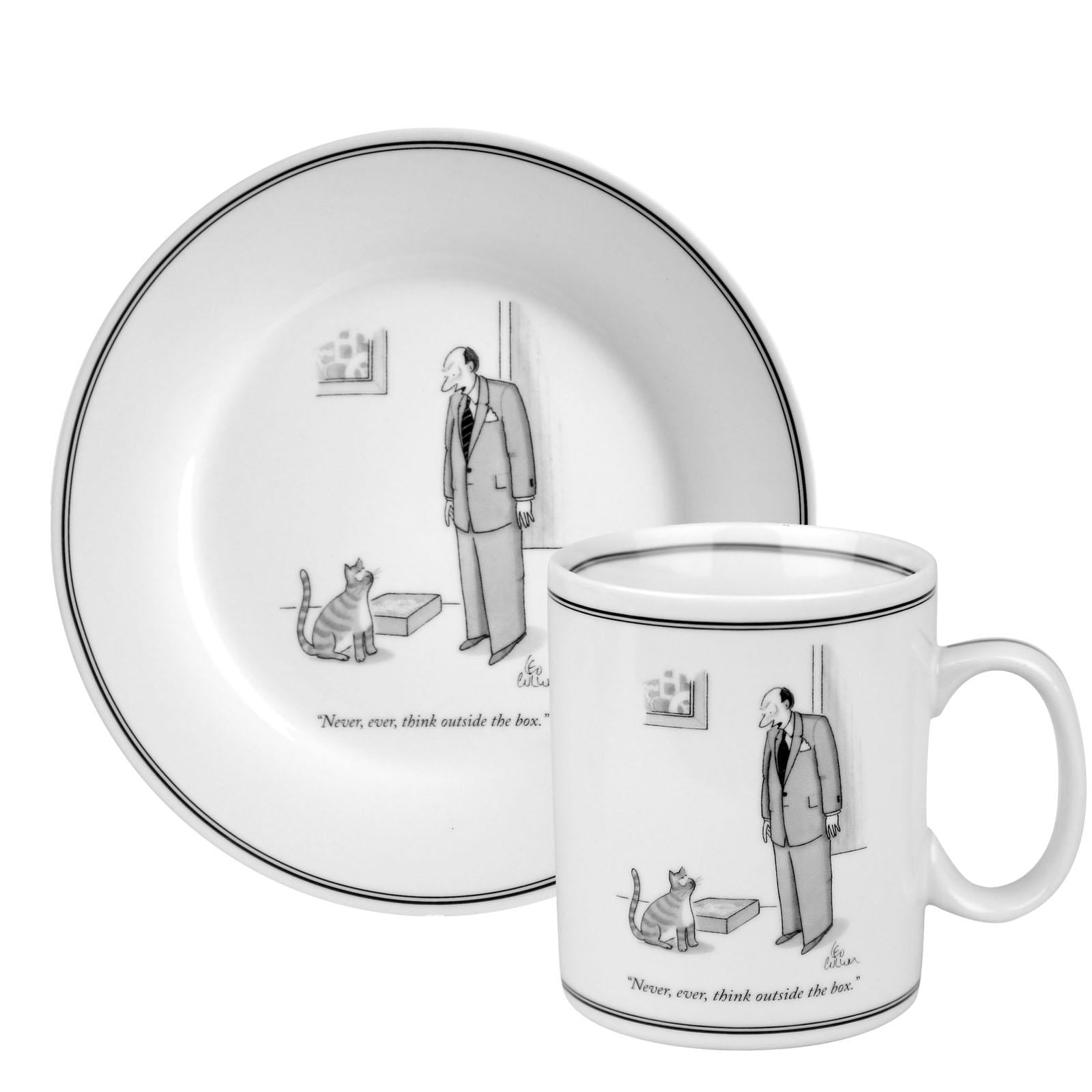 Konitz New Yorker Collection Outside The Box Mug and Plate Set