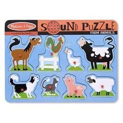 Melissa & Doug Zoo Animals Sound Puzzle - Overstock - 5912061