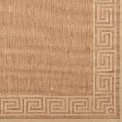 Woven Portera Indoor/Outdoor Geo Border Rug (8'8 x 12') Surya 7x9   10x14 Rugs