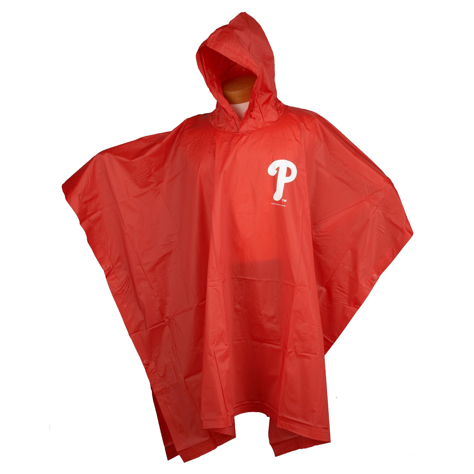 Philadelphia Phillies 14mm PVC Rain Poncho - Free Shipping On Orders ...