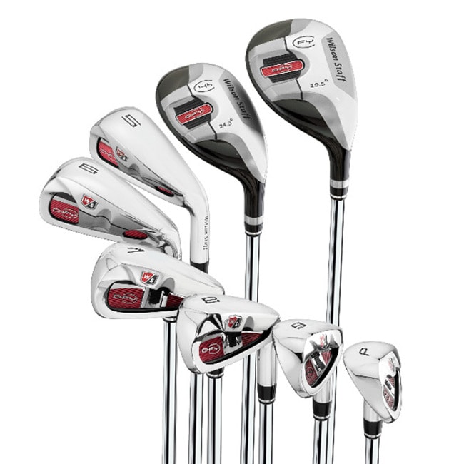 Wilson Staff Mens D FY Hybrid/Iron Combo Iron Set  