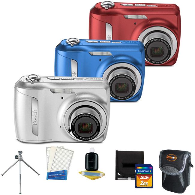 Kodak EasyShare C142 10MP Digital Camera with 2GB Kit (Refurbished) Kodak Point & Shoot Cameras