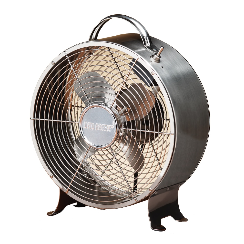 Deco Breeze Dbf0641 9 inch Stainless Steel Retro Fan