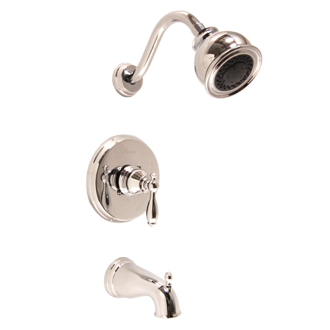 Fontaine Marcello Chrome Tub and Shower Faucet Set with Valve