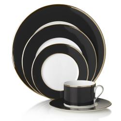 Mikasa Color Studio Black Gold 5-piece Dinnerware Set Bed Bath