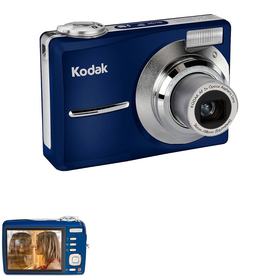 Kodak EasyShare CD93 9.2MP Blue Digital Camera (Refurbished) - Free