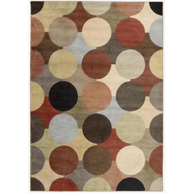 Nourison Gramercy Multi Wool Blend Rug (53 X 75)