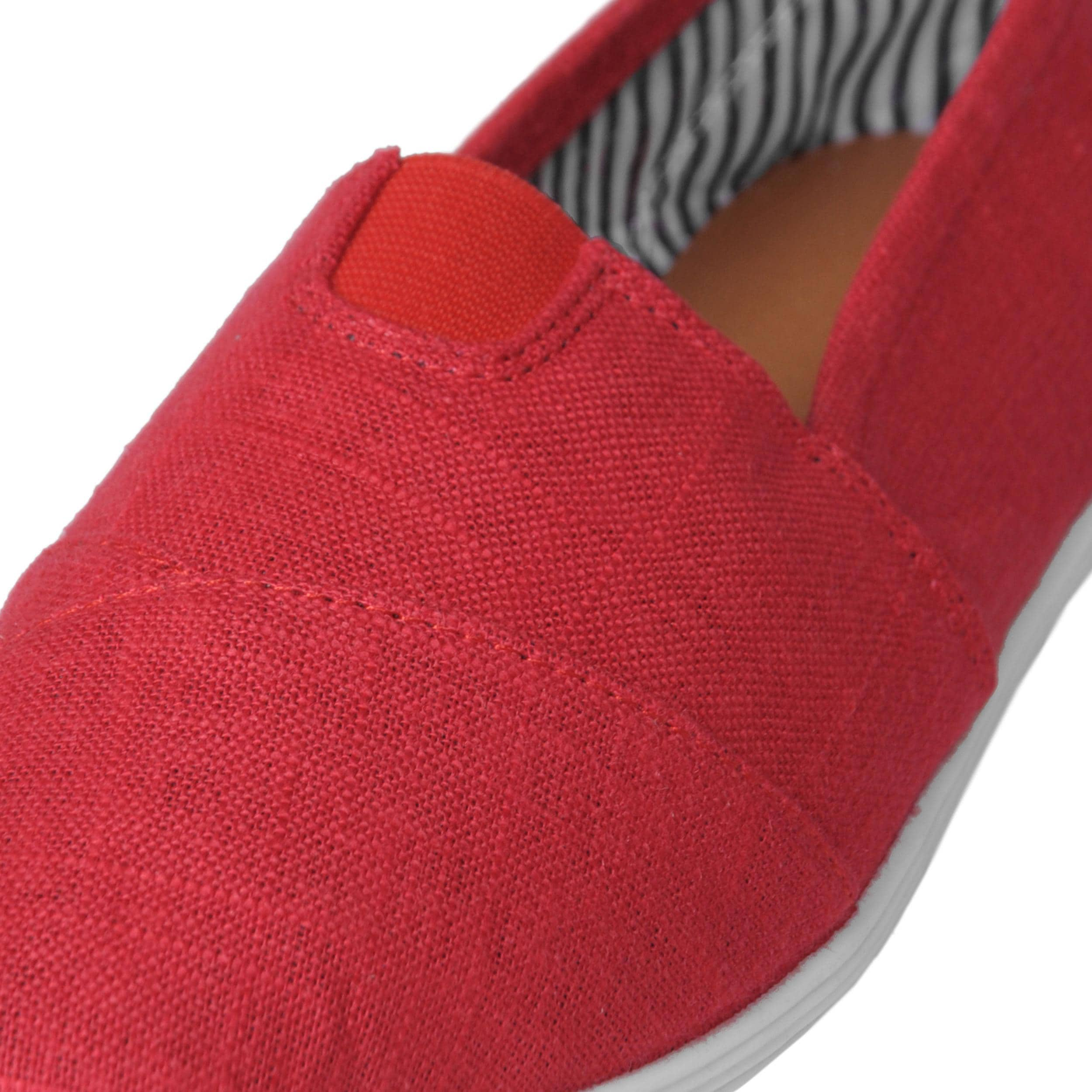 Journee Collection Womens Object s Linen Shoes  