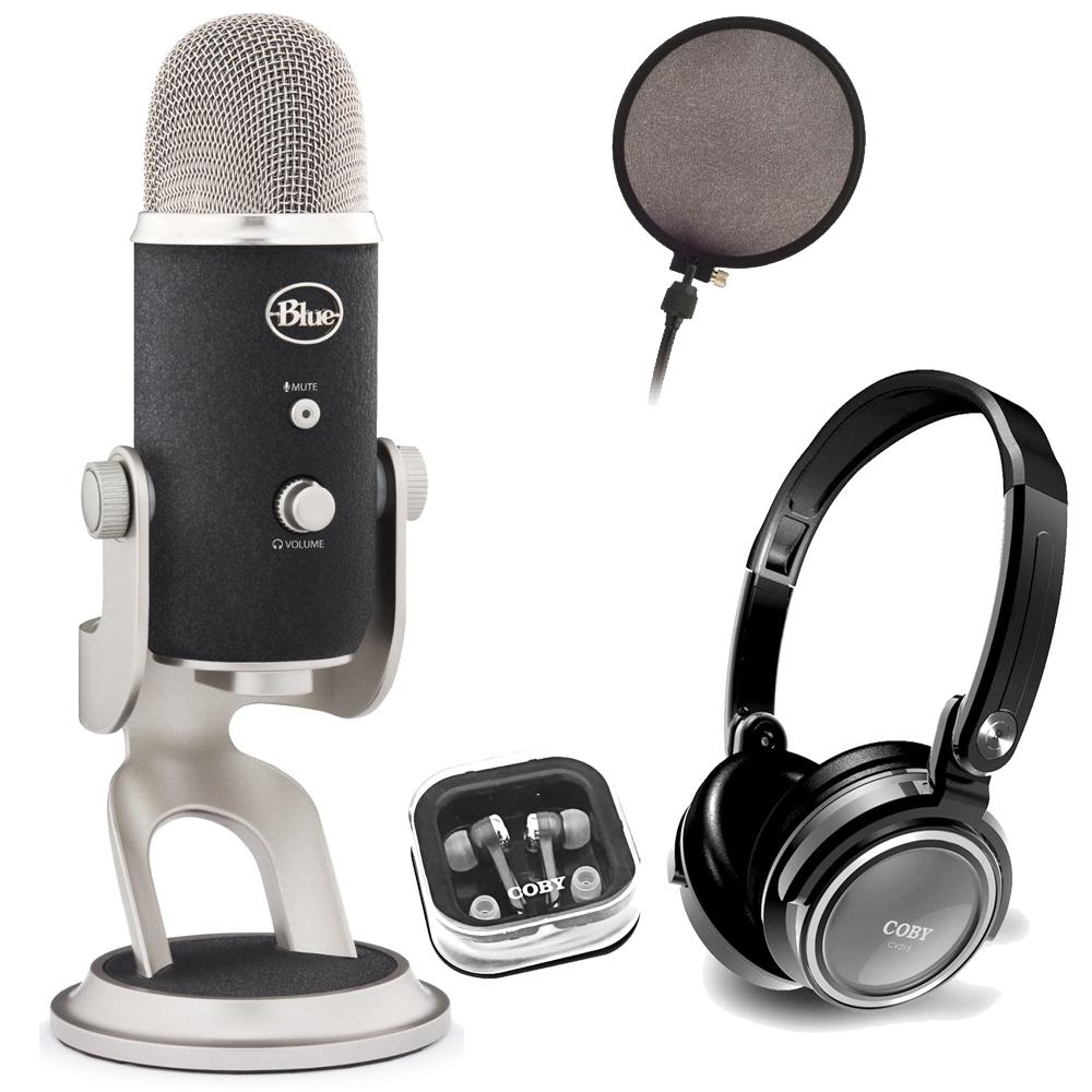 Blue Microphones Yeti Pro Multipattern Condenser Microphone With Accessory Kit