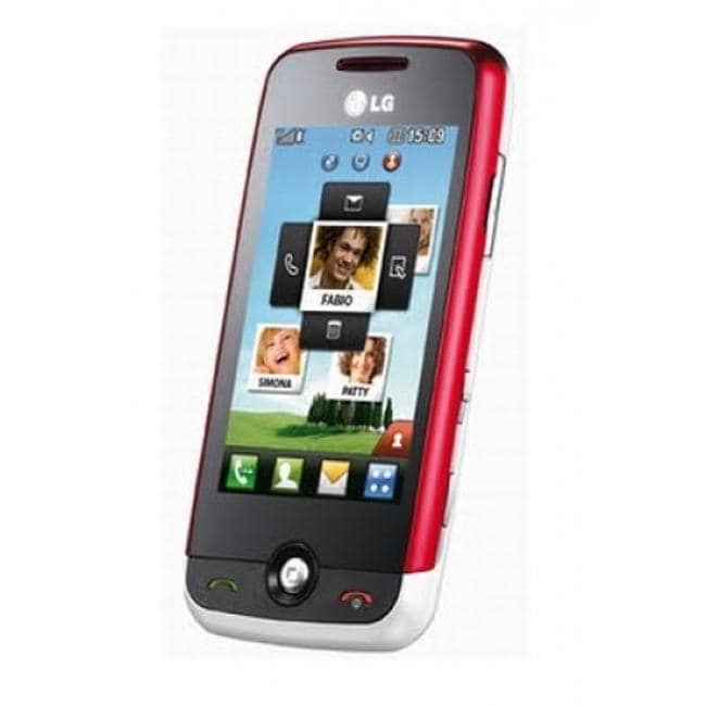 LG Cookie Fresh GSM Unlocked Red Cell Phone Unlocked GSM Cell Phones