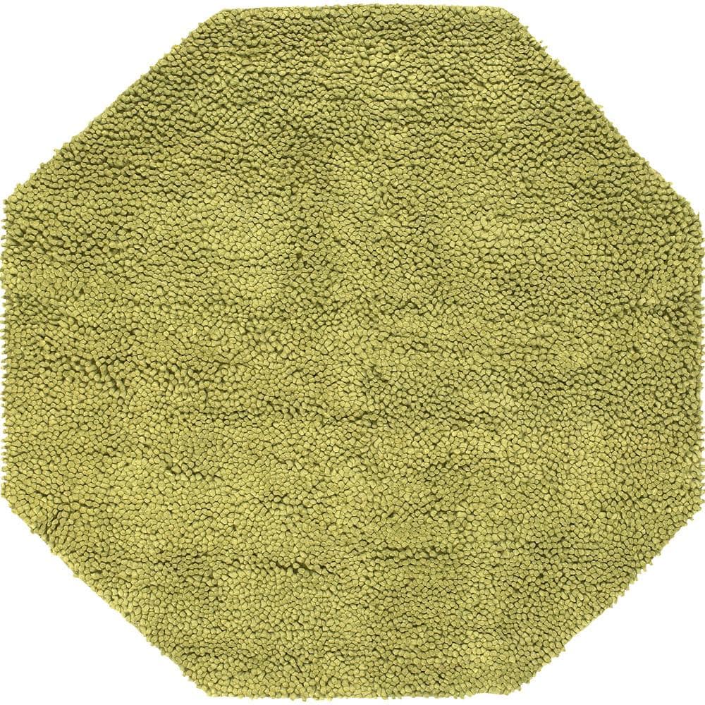 Hand-woven Mandara New Zealand Wool Shag Rug (5'9 Oc