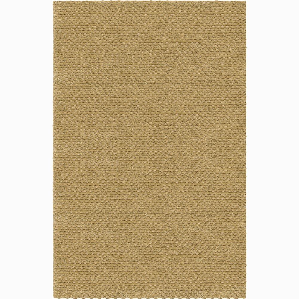 Handwoven Beige Mandara New Zealand Wool Rug (5 X 76)