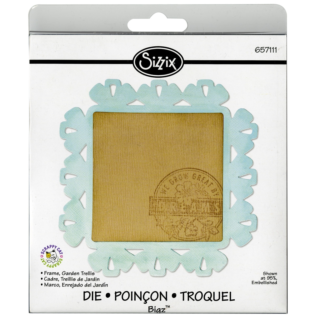 Sizzix Bigz BIGkick and Big Shot 'Garden Trellis Frame' Die Sizzix Cutting & Embossing Dies