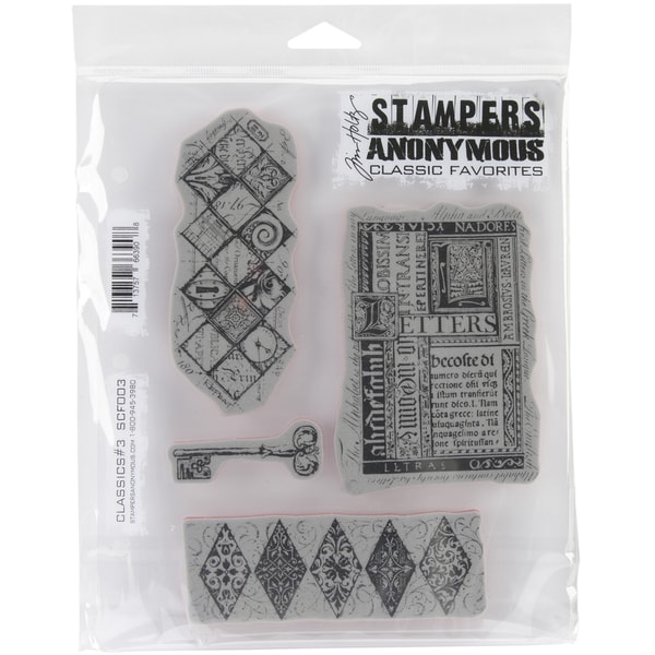 Shop Tim Holtz Cling Rubber Stamp SetClassics 3 Free Shipping On