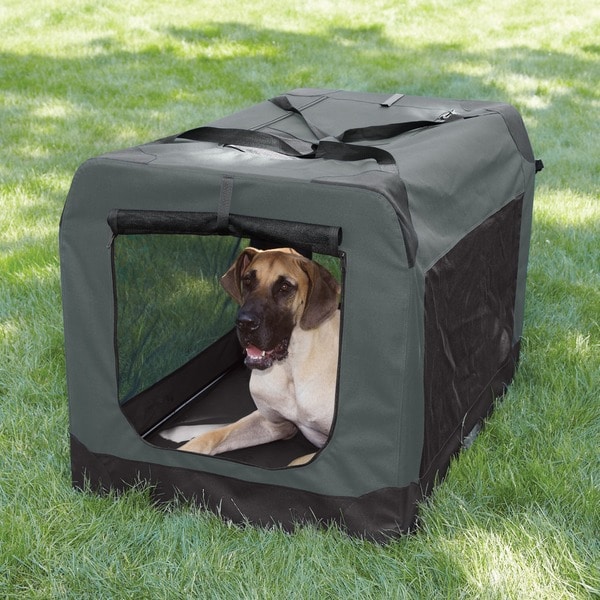 extra large fabric dog crate