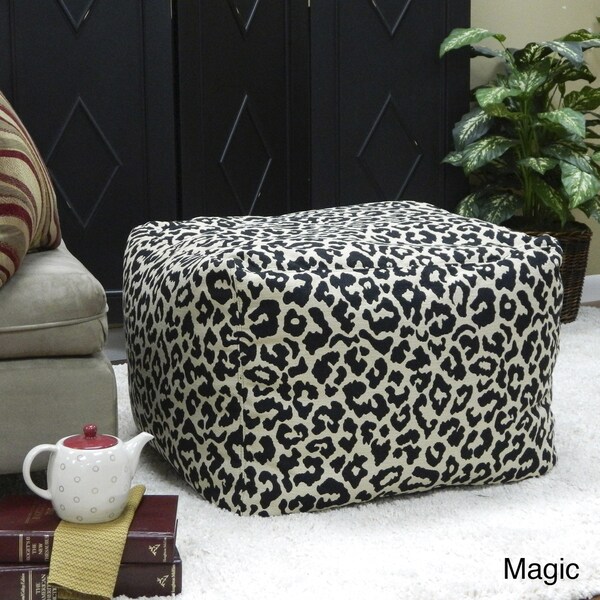 Large Parker Square Pouf Ottoman